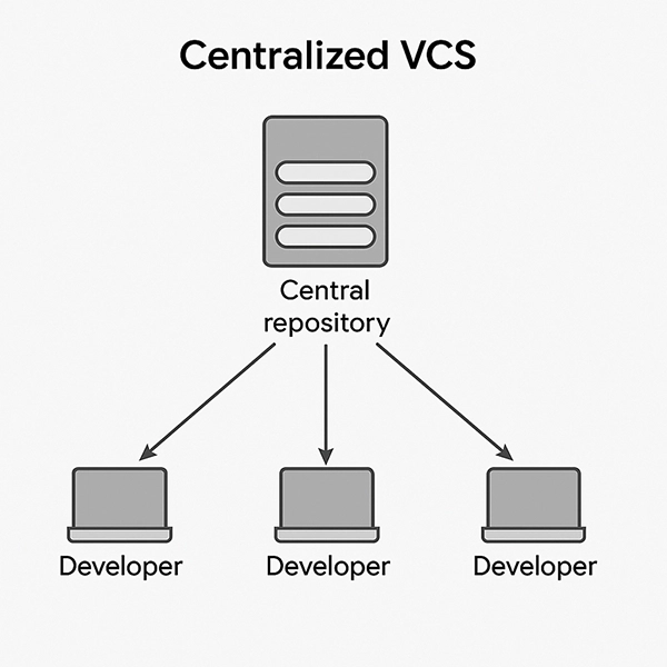 معماری vcsهای متمرکز